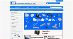 Desktop Screenshot of exceldentalparts.com