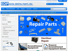 Tablet Screenshot of exceldentalparts.com